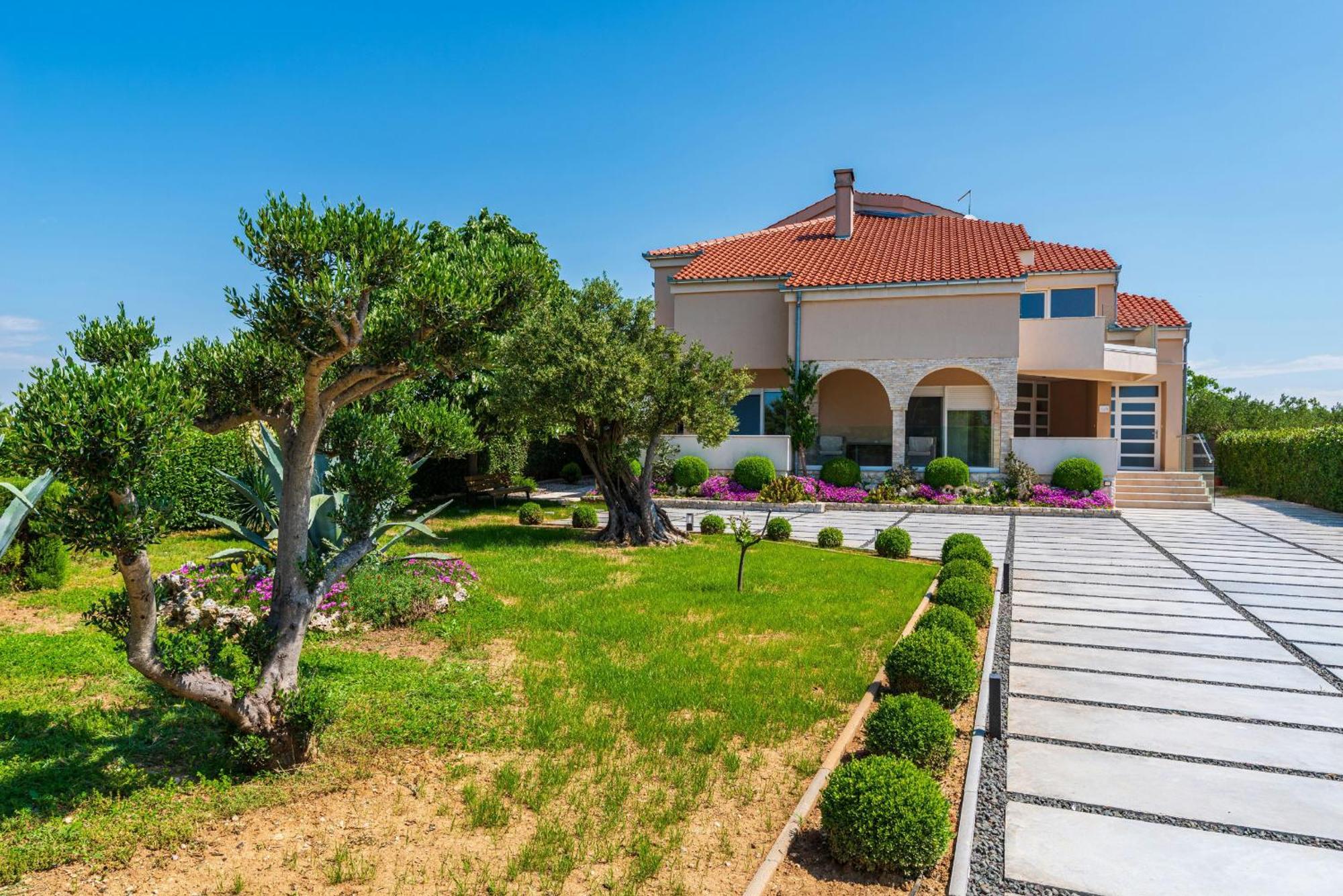 Villa Olive Garden Zadarvillas Pristeg Buitenkant foto