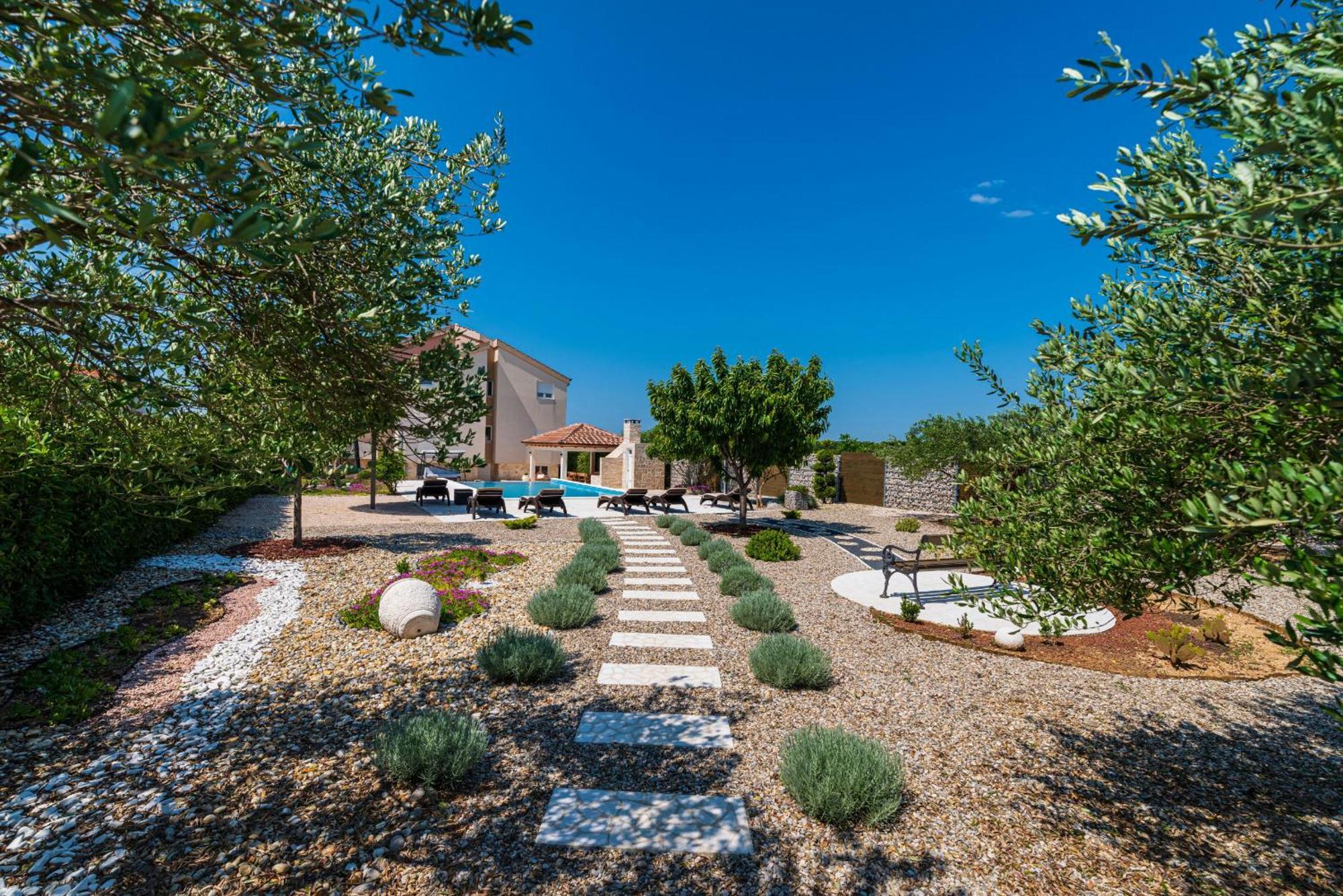 Villa Olive Garden Zadarvillas Pristeg Buitenkant foto